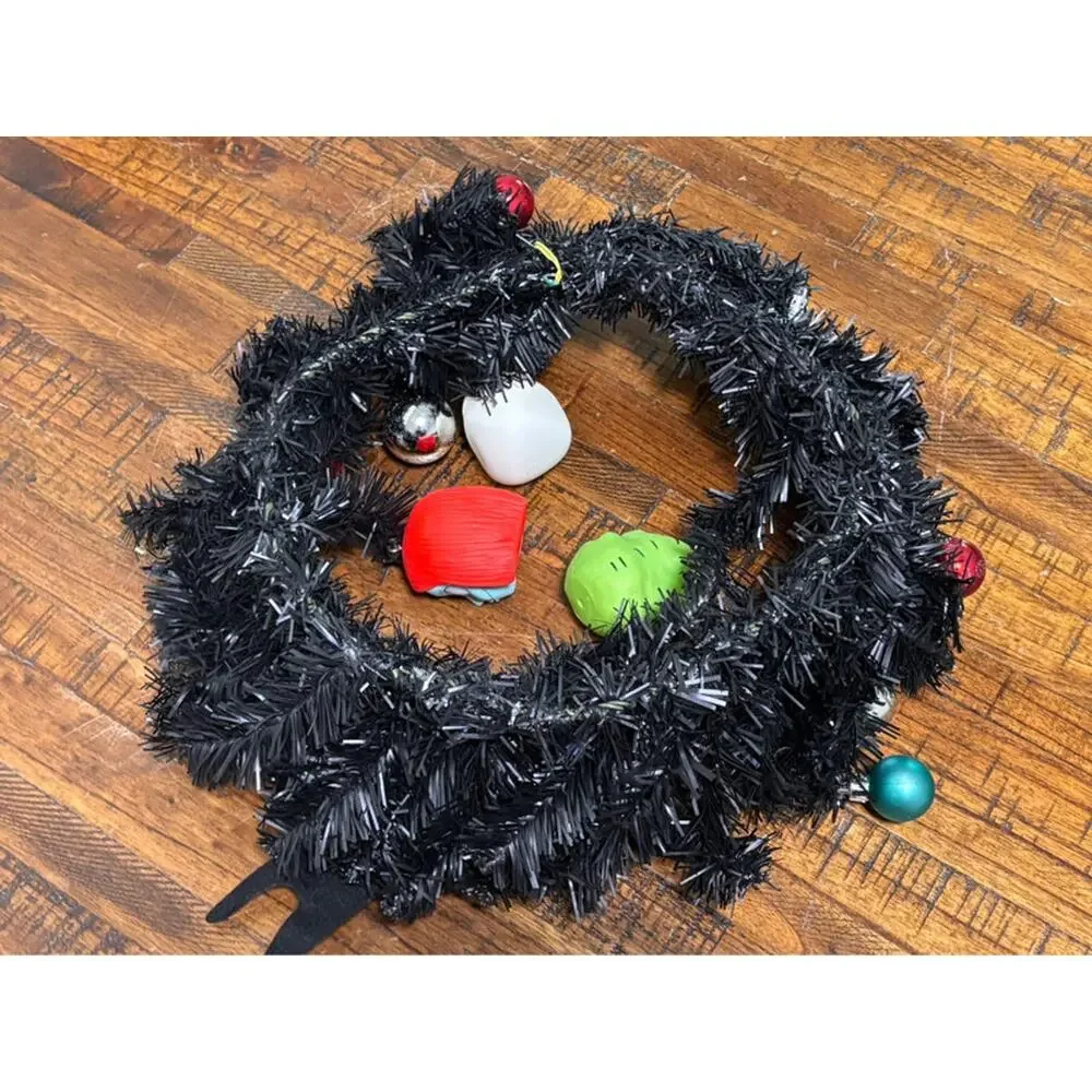 The Nightmare Before Christmas Decorated Wreath 25th Anniversary Jack Sally Oogi